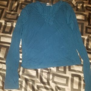 Cute blue long sleeve shirt